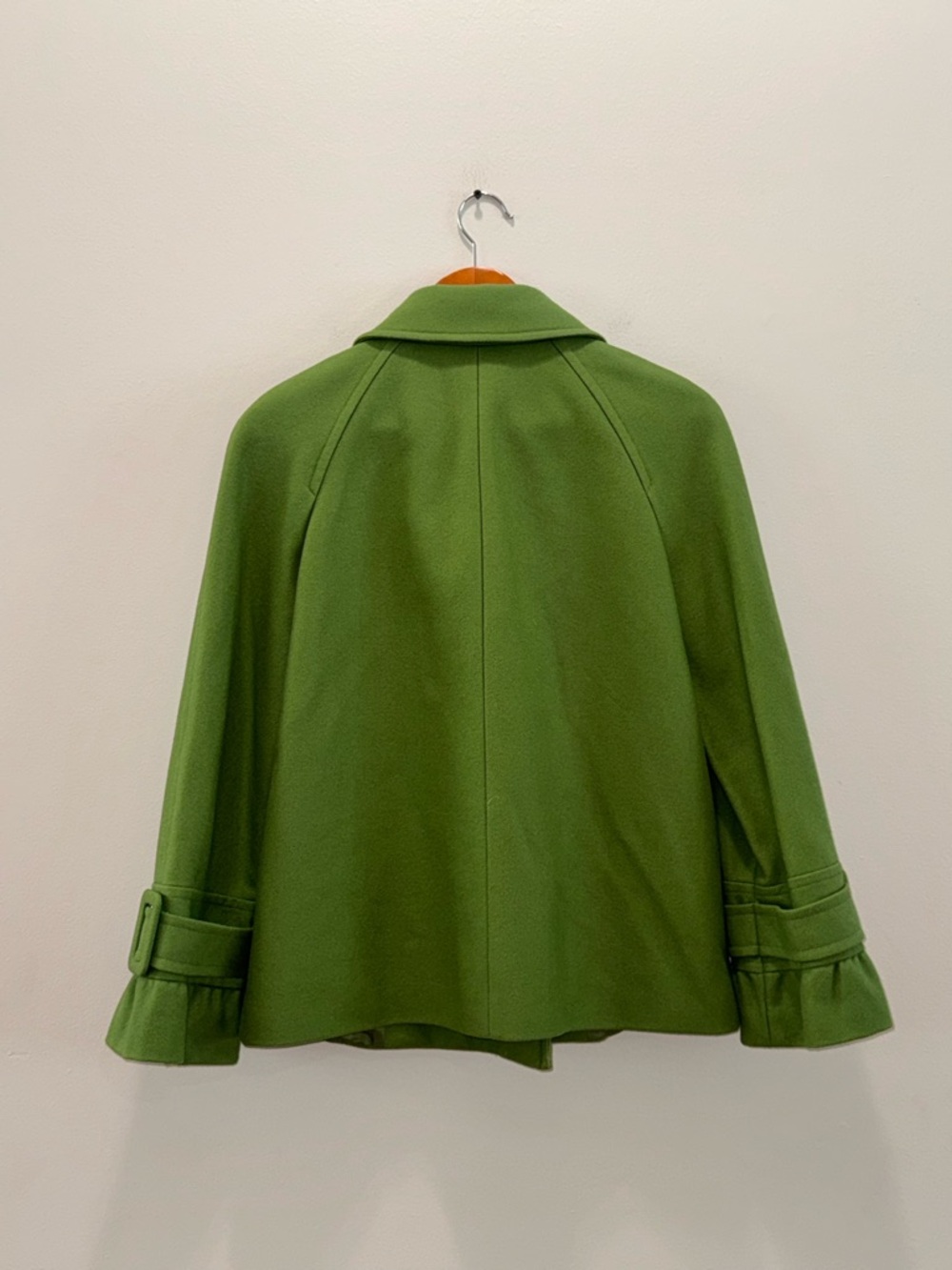 Antonio Melani Chartruese Green Wool blend Cuff detail Double breasted jacket, - Picture 10 of 11